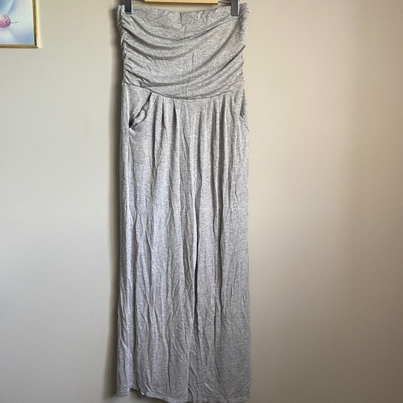 Antistar Women's Gray Sleeveless / Strapless Stretch Jumpsuit Size Medium - Picture 1 of 15